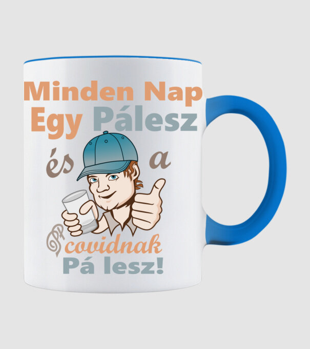  minta világoskék pólón