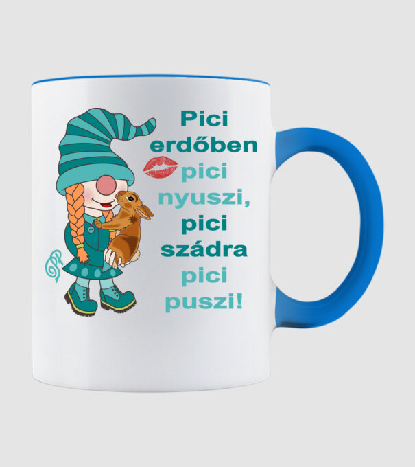  minta világoskék pólón