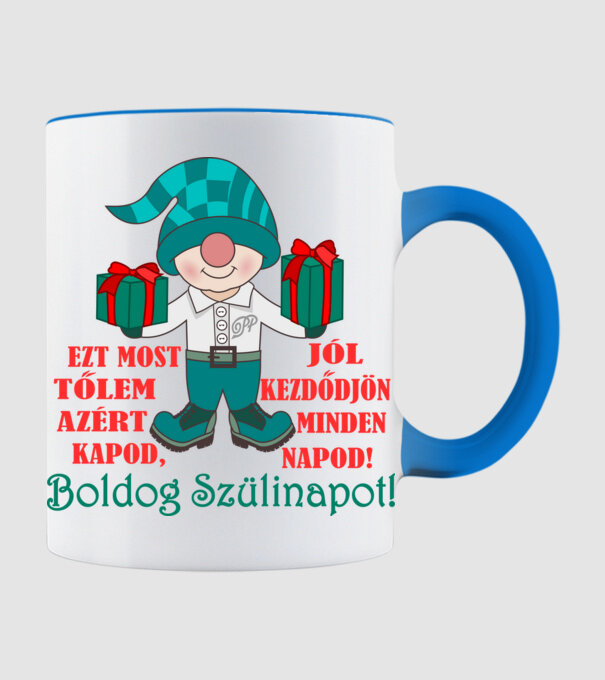  minta világoskék pólón