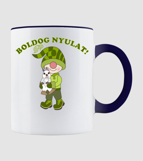  minta sötétkék pólón
