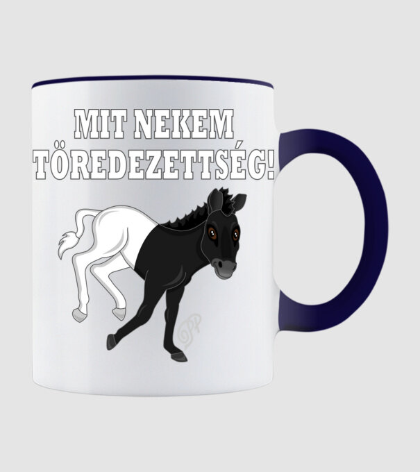  minta sötétkék pólón
