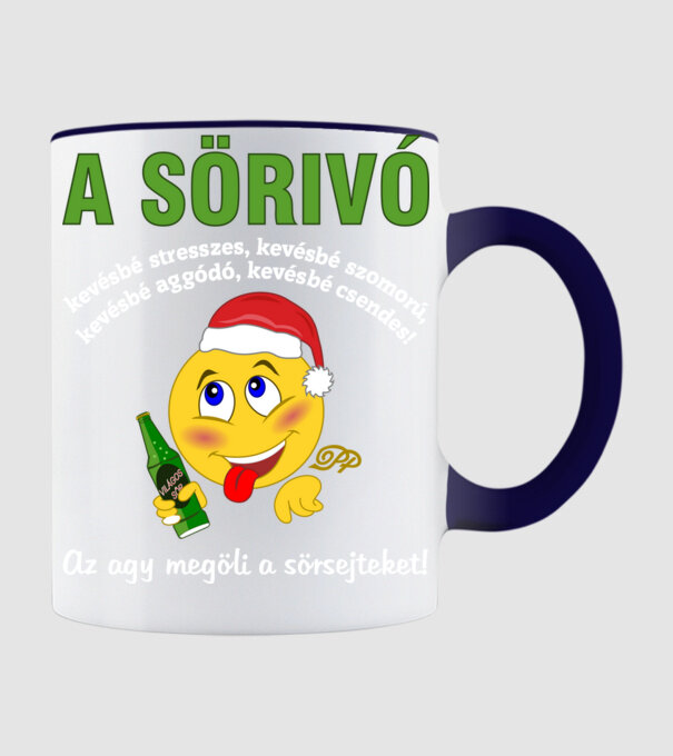  minta sötétkék pólón
