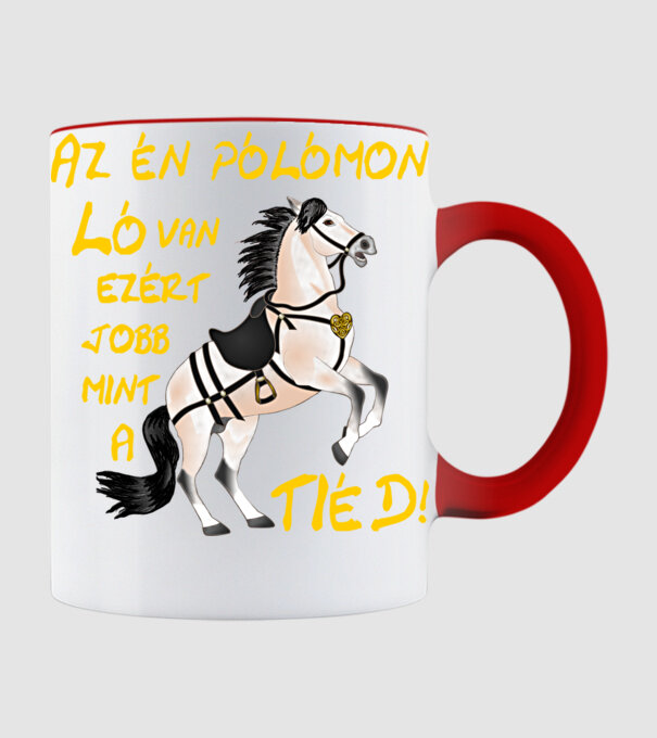  minta piros pólón