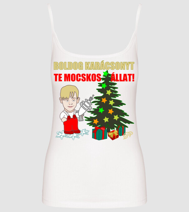  minta fehér pólón
