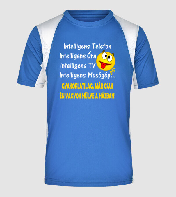  minta királykék pólón