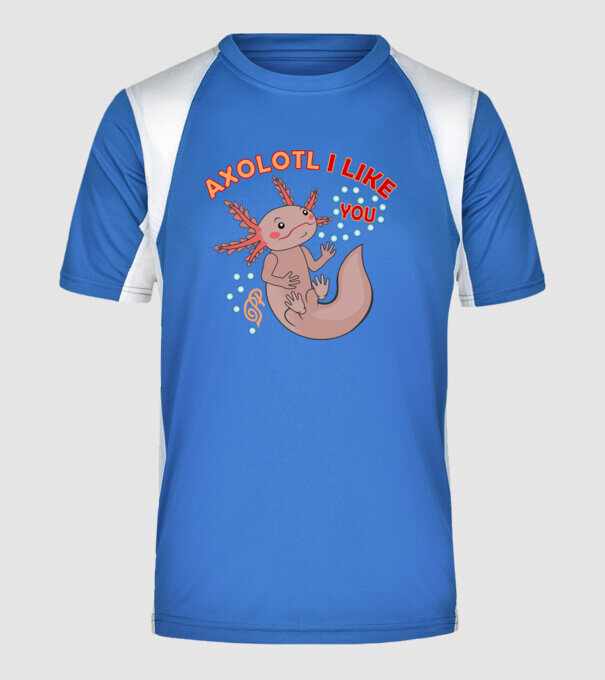  minta királykék pólón