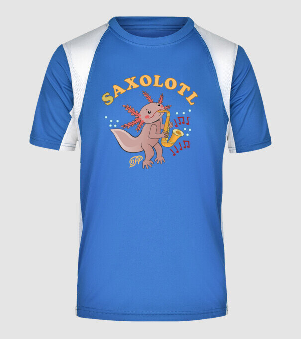  minta királykék pólón