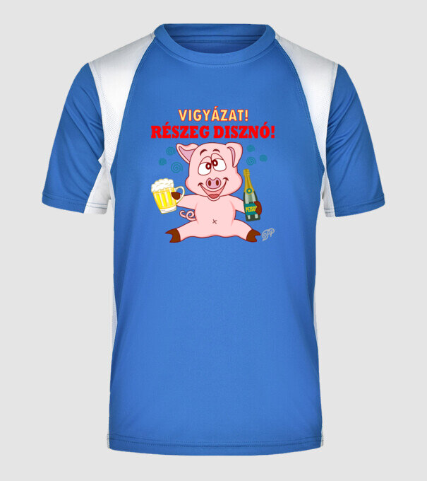  minta királykék pólón