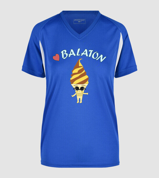  minta királykék pólón