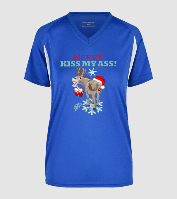  minta királykék pólón