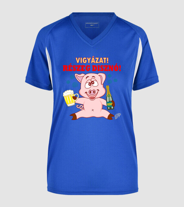  minta királykék pólón