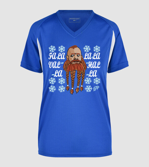  minta királykék pólón