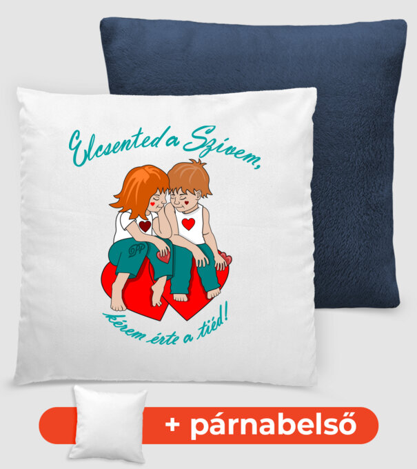  minta sötétkék pólón