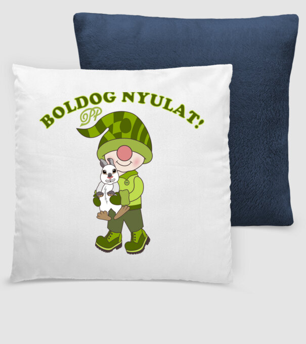  minta sötétkék pólón